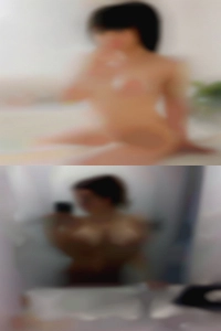 Swinger girls naked table view.